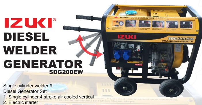 IZUKI SDG200EW Diesel Welder Generator